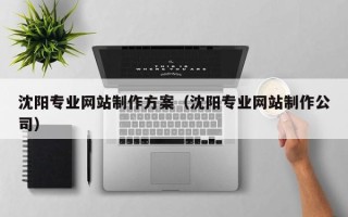 黄南沈阳专业网站制作方案（沈阳专业网站制作公司）